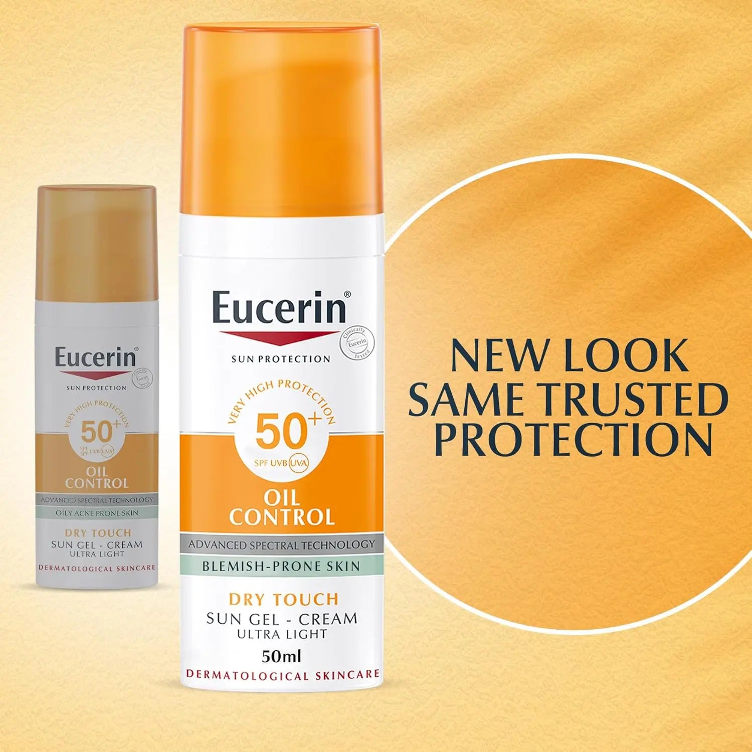 Eucerin Face Sunscreen Oil Control Gel-Cream Dry Touch SPF 50+ 50ml